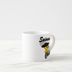 Swimming Chick #4 Espresso Cup