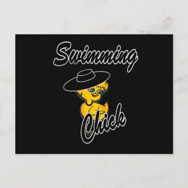 Swimming Chick #4 Postcard (Front)
