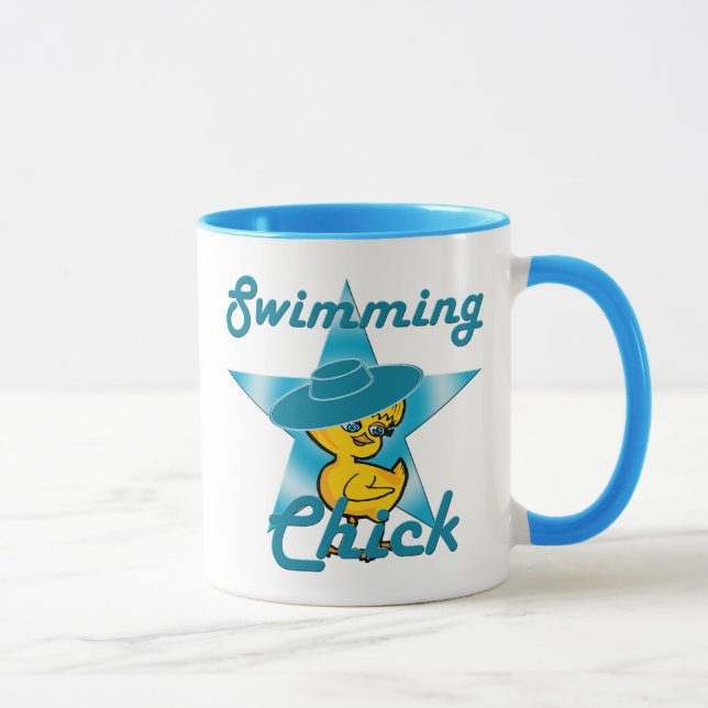 Swimming Chick #7 Mug (Right)