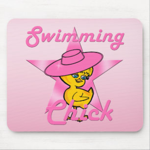 Swimming Chick #8 Mouse Mat