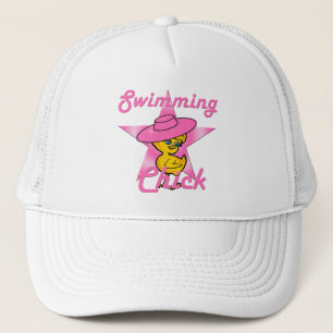 Swimming Chick #8 Trucker Hat