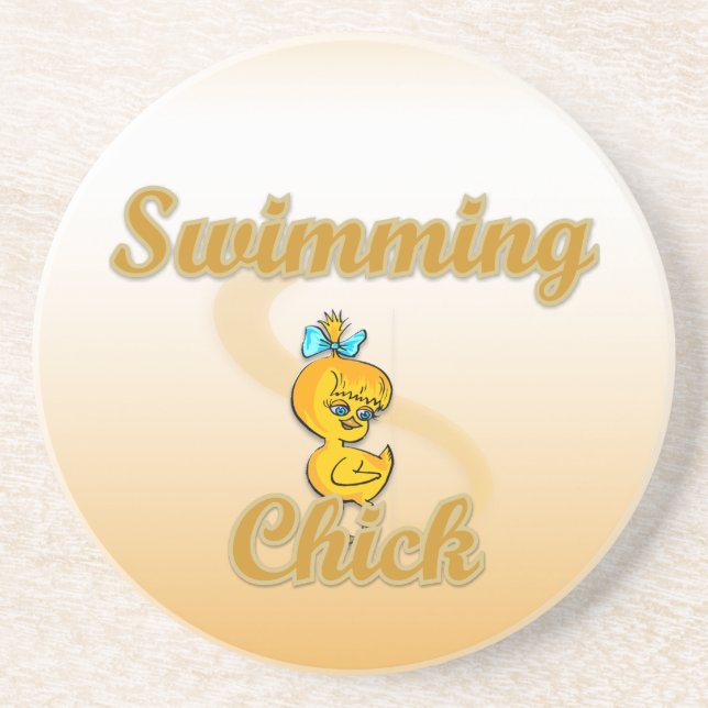Swimming Chick Coaster (Front)