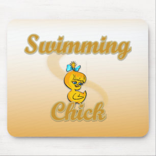Swimming Chick Mouse Mat
