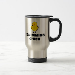 Swimming Chick Travel Mug