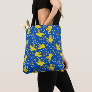 Swimming Chicks Pattern Tote Bag