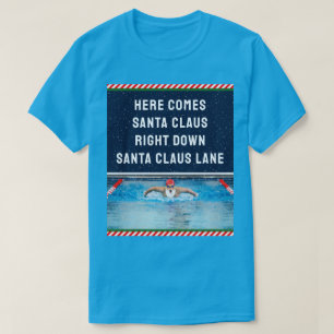 Swimming Christmas T-Shirt