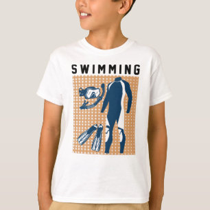 Swimming Clothes and Goggles T-Shirt
