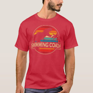 Swimming Coach Dinosaur T-Shirt