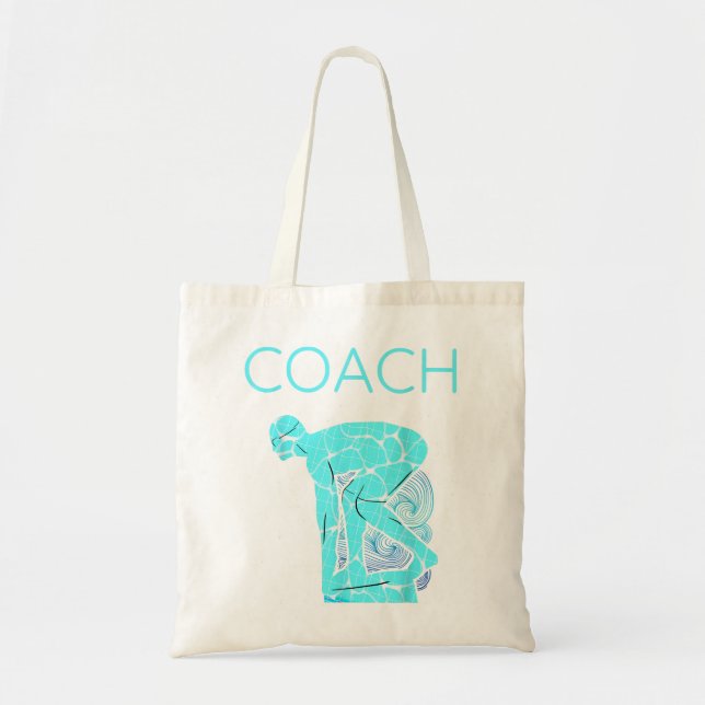 Swimming Coach PE Swim Teacher Appreciation Gift  Tote Bag (Front)