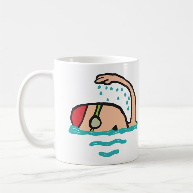 Swimming Coffee Mug (Left)