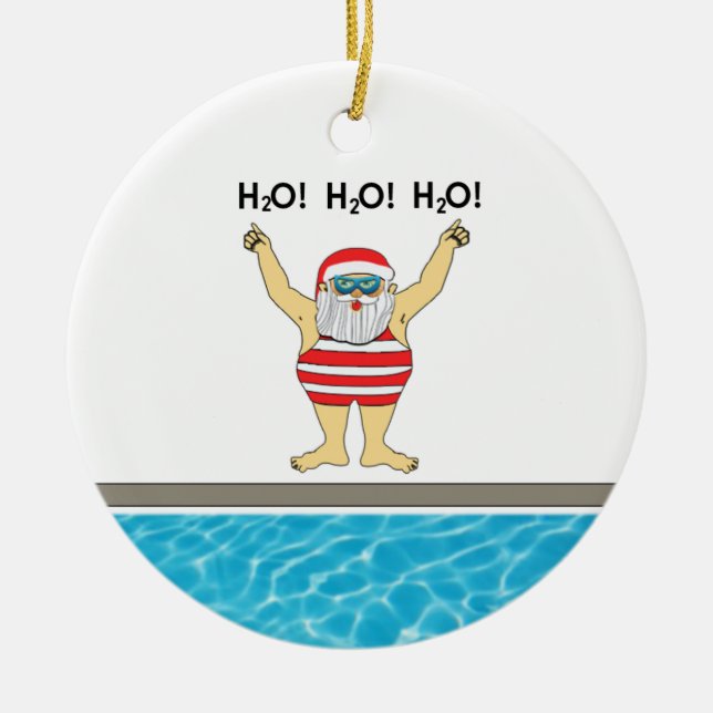 Swimming collectible -Crice Ornament (Front)