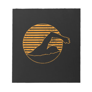 Swimming Design Gift For Swimming Lover Notepad