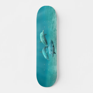 Swimming Dolphins Skateboard