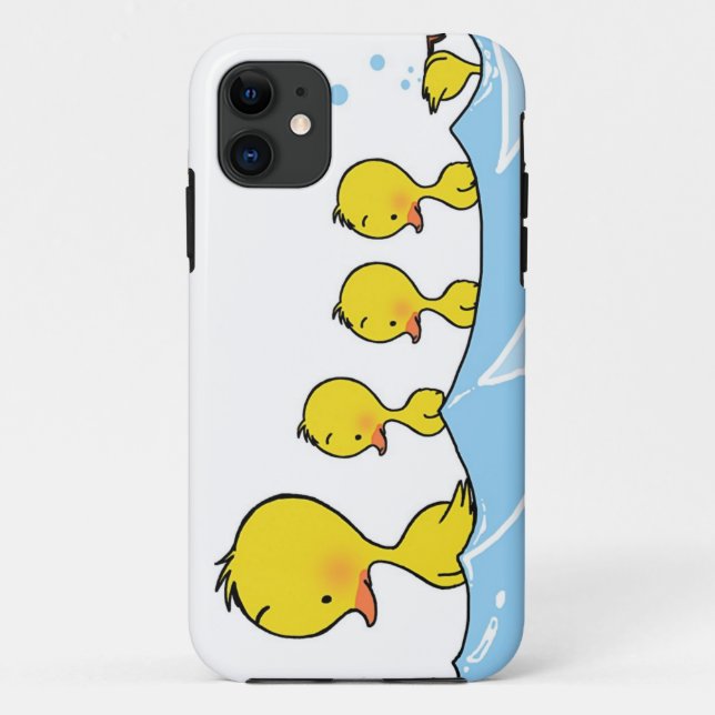 Swimming duck family Case-Mate iPhone case (Back)