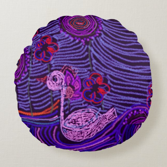 Swimming duck pillow (Front)