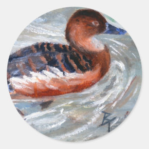 Swimming Duck Sticker