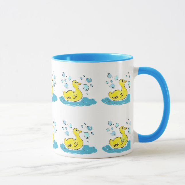 Swimming Ducks n Bubbles Mug (Right)