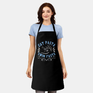 Swimming - Eat Pasta Swim Fasta Apron