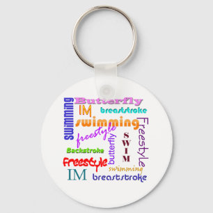 Swimming Everywhere Key Ring