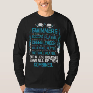 Swimming Facts Funny Water Sports Swimmer Team Coa T-Shirt