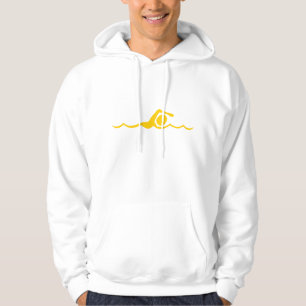 Swimming Figure - Amber Hoodie