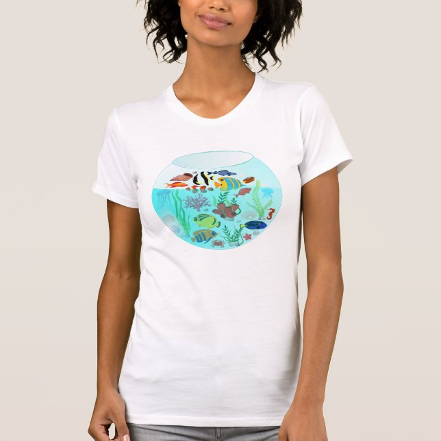 swimming fish bath T-Shirt (Front)