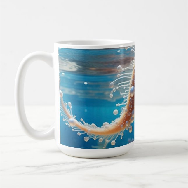 Swimming Fish Coffee Mug (Left)