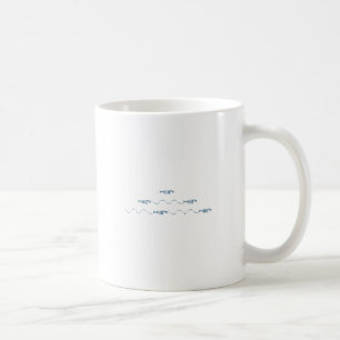 Swimming Fish Emoticons Logo Coffee Mug