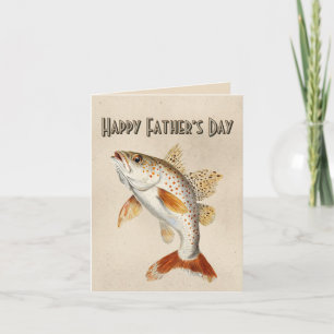 Swimming Fish Happy Father’s Day  Card