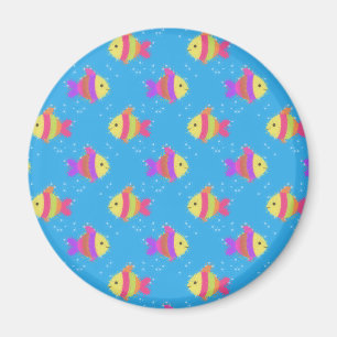 Swimming Fish Pattern Magnet