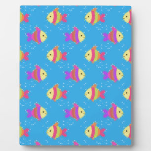 Swimming Fish Pattern Plaque