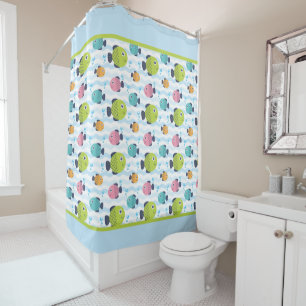 Swimming Fish Shower Curtain