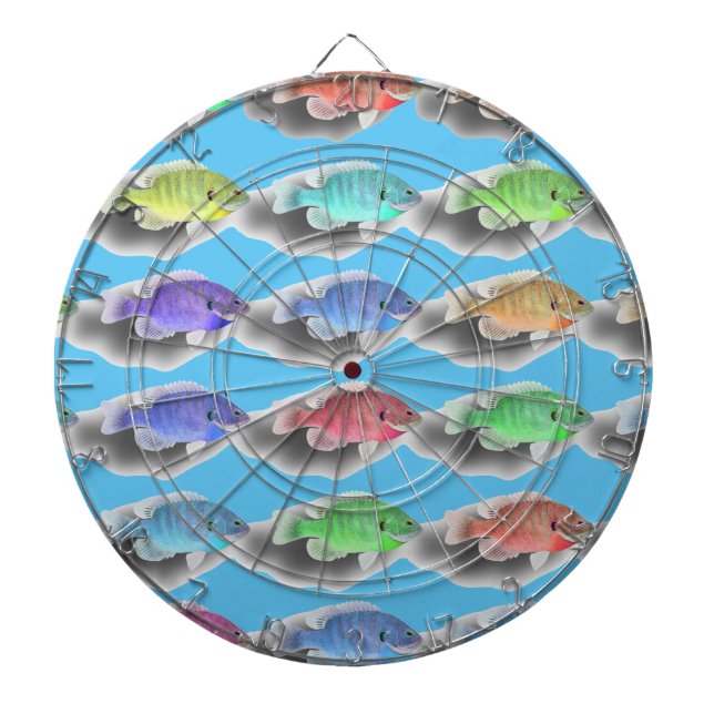 Swimming Fishies Dartboard (Front)