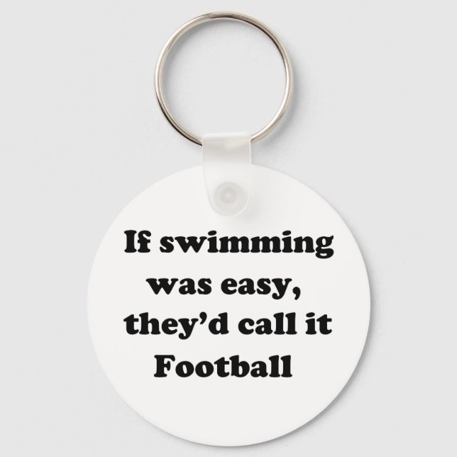 Swimming Football Key Ring (Front)