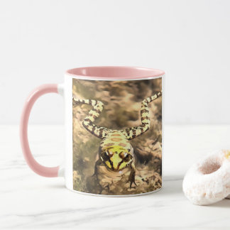 Swimming Frog Immersed In Clear River Water Painti Mug