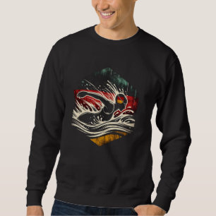 Swimming Germany Girls Flag Swim Team Butterfly Br Sweatshirt