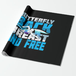 Swimming Gift For Swimmer Wrapping Paper