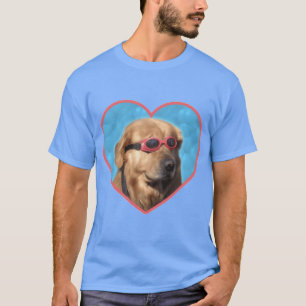 Swimming Goggle Dog friends T-Shirt