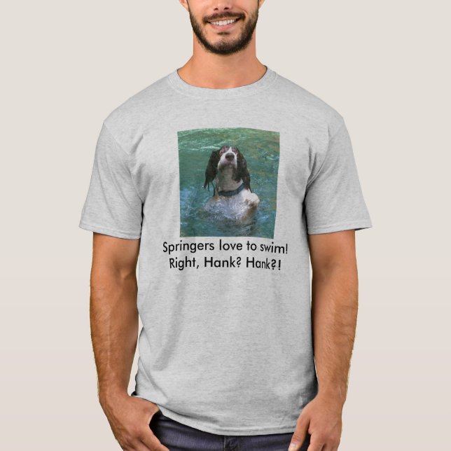 Swimming Hank T-Shirt (Front)