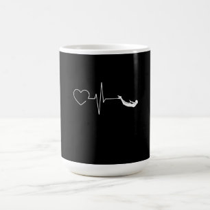 Swimming Heartbeat Gift for Swimmers Coffee Mug