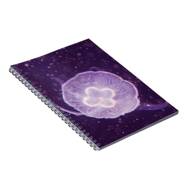 Swimming Jellyfish Notebook (Right Side)