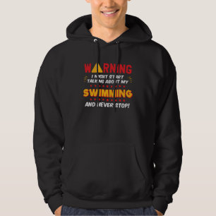 Swimming Joke Saying Phrase Gag Graphic Hoodie