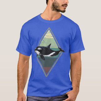 Swimming Killer Whale Animal Orca  T-Shirt