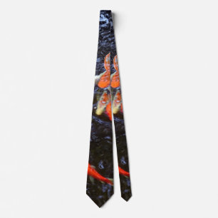 Swimming Koi Tie