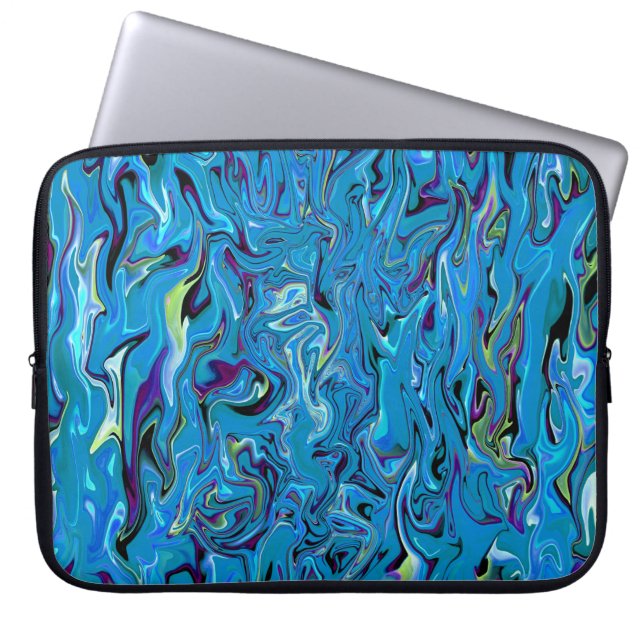 Swimming..... Laptop Sleeve (Front)