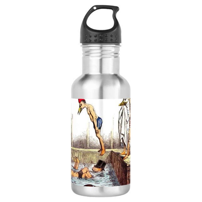 Swimming Lessons 710 Ml Water Bottle (Front)