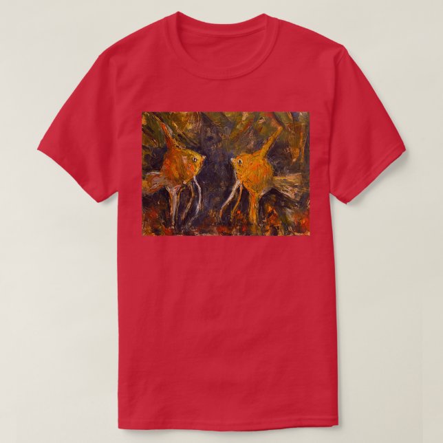 Swimming Like Fish Romance T-Shirt (Design Front)
