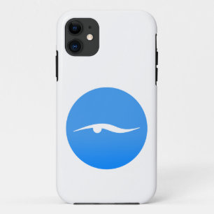 Swimming logo on T-shirt Case-Mate iPhone Case