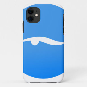 Swimming logo on T-shirt iPhone 11 Case