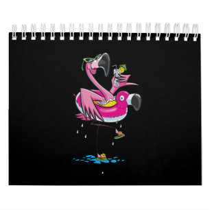 Swimming Lover  Flamingo Go Swim Calendar